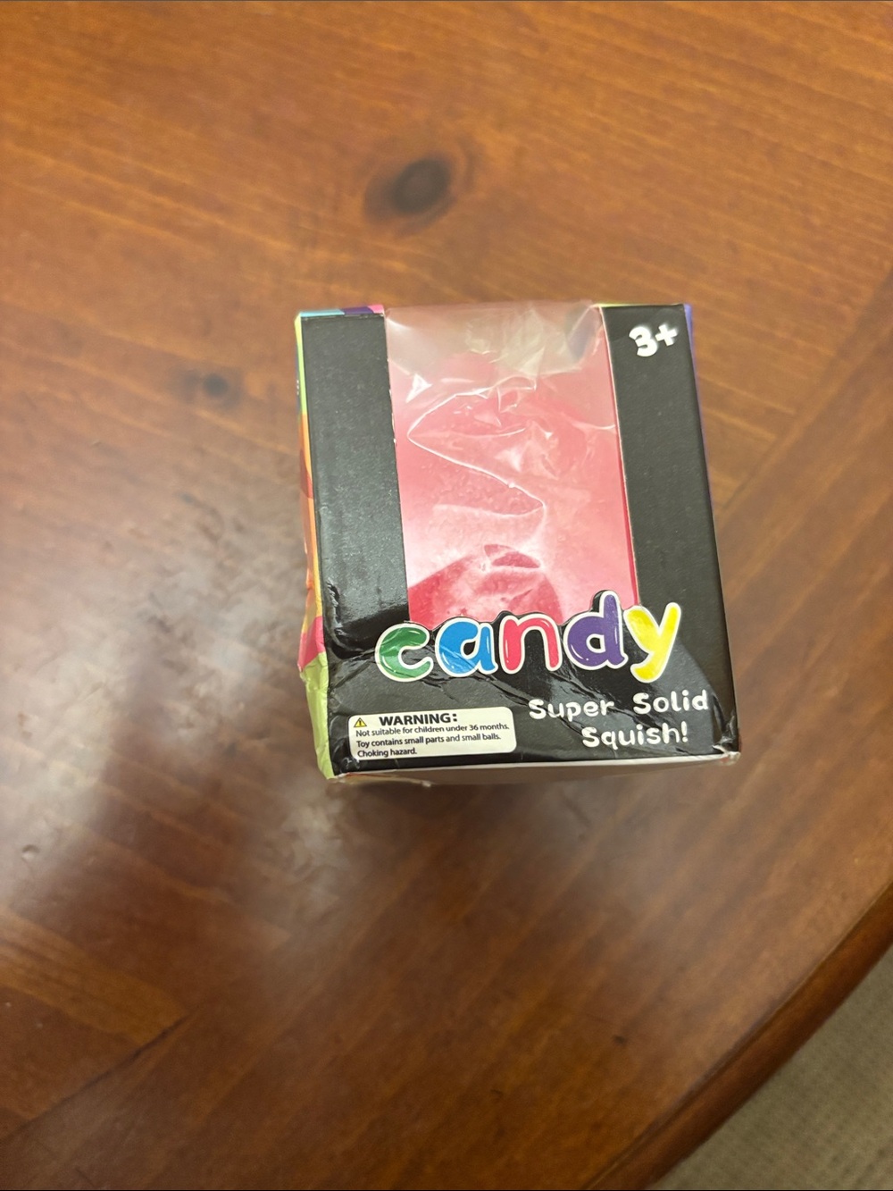 Candy Super Solid Squish! Pink Sensory Stress Toy
